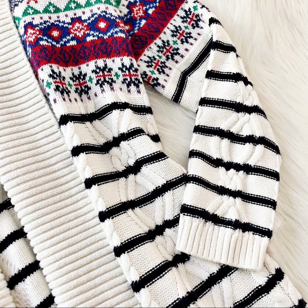 Beautiful Talbots Cable Knit Open Front Cardigan - Picture 5 of 10